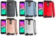 For LG Xpression Plus X410ASR (2018) Slim Metallic Hybrid Case Phone Cover