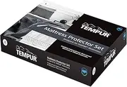 [TEMPUR] Bamboo-Cotton Jersey Mattress Protector, King Size