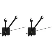 Wall Clock Mechanism Replacement: 2 Sets Creative Wrench Shpaed Clock Hands a...