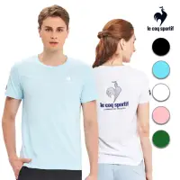 在飛比找momo購物網優惠-【LE COQ SPORTIF 公雞】基礎百搭短袖T恤 中性