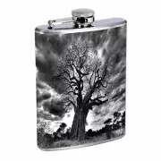 Relic Tree Em1 8oz Stainless Steel Flask Drinking Whiskey Liquor