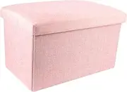 CHILDWEET Vanity Chair Inflatable Basket Bins Seat Pink