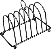 PRETYZOOM Versatile Stainless Steel Countertop Toast Holder for Sliced Bread Elegant Kitchen Accessory for Organizing Toast Books and Kitchen Tools Design