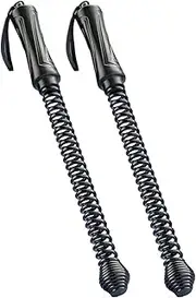 Cordless Battle Ropes Gym Battle Rope For Fitness - Indoor Outdoor Noise-Less Equipment, Weighted Trainer Black Exercise Rope For Fitness Beginners Indoor Outdoor Home Gym Office Strength Workout