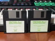 Korg TRITON RACK Data Factory PRELOAD Data Floppy Disk Set TNRFD-00P - TNRFD-01P