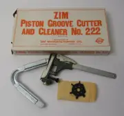 Vintage NOS ZIM Piston Tool Piston Groove Cutter and Cleaner No. 222 ...SEE PICS