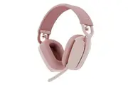 Logitech Zone Vibe 100 Wireless Over the Ear Headphones - Rose [981-001225]