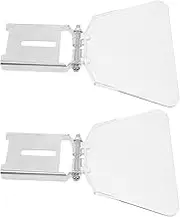 1 Pair Bench Eye Shield Protector Durable Transparent Guard for Bench Grinders Eye Protection From Debris Easy Installation for Safe Workspaces