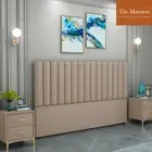 Modern Velvet Headboard Set with Matching Two Bed side tables Multi Color option