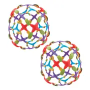 2x Discovery Expand A Ball Sphere 13cm Twist Tactile Play Toys 3y+ Toddler/Kids