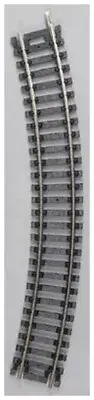 Atlas HO Scale Code 100 18" Radius Curve Bulk Model Train Track (10-Pack)
