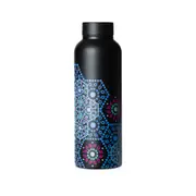 T2 Stainless Steel Flask Moroccan Tealeidoscope Black