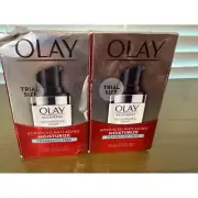 2 Bottles Olay Advance Anti Aging Moisturize .5 oz each