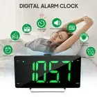 Digital Alarm Clock Radio With Dual Alarm Dimmer 9-inch LED Display FM Radio Sle
