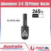 For FlashForge Adventurer 3/4 Printer 3D Printer 0.4mm Nozzle Upgrade Accessory