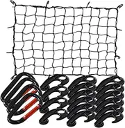 SQUDYO Car Roof Cargo Net for Luggage Rack with Hooks for Outdoor Adventures, Latex Net