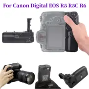 Black Vertical Battery Grip Holder as BG-R10 For Canon EOS R5 R6 R5C Cameras