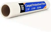 Carpet Protection Film 24" x 200' roll. Made in The USA! Easy Unwind, Clean Removal, Strongest and Most Durable Carpet Protector. Clear, Self-Adhesive Surface Protective Film.