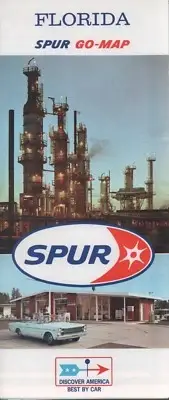 1966 Spur Road Map: Florida NOS