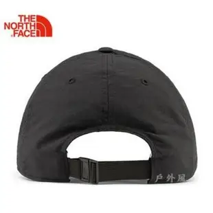 【The North Face】抗UV遮陽帽 黑色