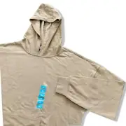 Tan Pullover Hoodie Neutral Safari Kangaroo Pocket SEVEN7 *NWT* / Sz XL