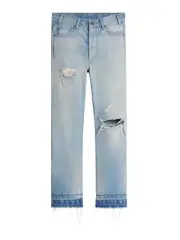 CELINE Wesley $1350 Eastside Distressed Denim Jeans New & Authentic