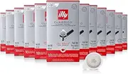 illy E.S.E. Coffee - Classico Medium Roast - Notes Of Chocolate & Caramel - For E.S.E. Coffee Machines - Extraordinary Aroma & Body – 18 Count, 12 Pack