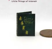 LITTLE WOMEN 1:12 Scale Miniature Dollhouse Readable Illustrated Book