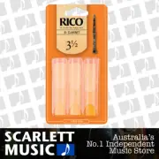 Rico Bb Clarinet Reeds 3 Pack Reed Size 3.5 / 3 1/2 RCA0335 3PK