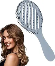 Curly Hair Brush Detangler, Brush Relaxed Brush, Detangling Hair Brush, Scalp Massage Smoothing Comb, Faster Drying, Eliminates Knots and Reduces Breakage