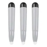 3pcs Touch Infrared Screen Pen Whiteboard Optical Stylus Pens Non-Slip, Black