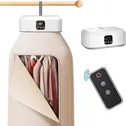 Portable Electric Clothes Dryer With Drying Rack and Bag - For RV, Travel, Apartment - Wireless Remote