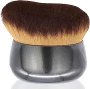 Extra Large Body Makeup Brush For Self Tanner, Leg Makeup &Bronzer Blend,75 mm Wide-headed Kabuki Brush Provides More Even &Pretty Application, Oval Face&Back Makeup Brush, Wet&Dry Use- Glamour Black