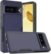[ZUSLAB] Rugged Case for Pixel 7a Rugged Defender Protective Heavy Duty Shockproof Dustproof Cover for Google (2023) - Blue