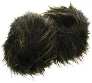 [TOGEVAL] 1 Pair Faux Furry Wristbands Thermal Arm Sleeves for Women Arm Warmers Faux Fur Cuffs