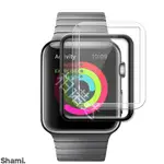 【全膠升級】3D滿版曲面 APPLE WATCH鋼化玻璃貼 1/2/3/4/5/6/SE代玻璃膜 防刮耐磨【AW796】