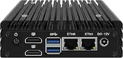 KINGDEL Mini Desktop Computer, Intel 12th Gen. N100 up to 3.4GHz 8GB DDR5 RAM 128GB NVMe SSD W-11 Pro Fanless Firewall VPN Router Compact PC,2 Port i226 2.5G LAN, 2*HD Support 4K