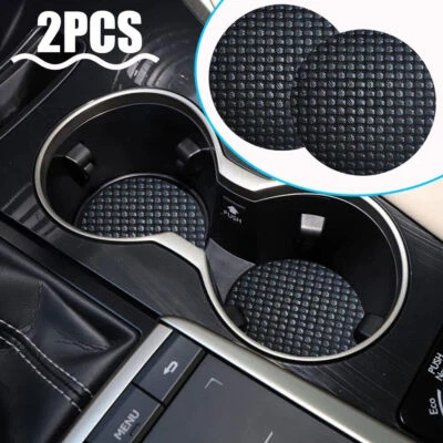 Car Cup Holder Mat Anti Slip Insert Coasters Cup Black Car Interior Accessories (for: Renault)