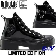 CONVERSE Chuck Taylor All Star Lugged Heel Platform Patent Leather Women's Boots