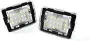 2x LED Licence Number Plate Light White Canbus, for MB W176 W177 W247 GLA X156 H247 GLC X253 GLE W166 C292 V167 SLK R172 W447 Car Number Plate Light