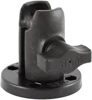 RAM MOUNTS RAP-B-200-1-293U RAM MOUNT AMPS HOLE ROUND BASE WITH SINGLE SOCKET ARM FOR 1" BALLS