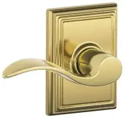 Schlage F10-ACC-ADD Accent Passage Door Lever Set