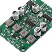 Audio Power Amplifier Board, Dual Channel 15W+15W Digital Amplifier Module, 10M Distance, 4/6/8/10 Ohm Speaker Impedance, 10-25V DC Input for Normal Speaker to Speaker