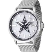 Invicta Men's Watch NFL Dallas Cowboys Chrono Grey Dial Mesh Bracelet 47968