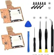 COMZPLIFE Micro SD Card Reader Replacement for Nintendo Switch, TF Memory Card Slot Socket Reader Board Replacement for NS Console