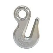 Stainless Steel 1/2" Cast Eye Grab Hook Clevis Chain Transport Tow Trailer Ch...