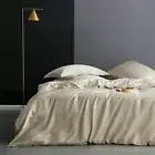 Silk Bedding Set Beauty Duvet Cover Set Flat Sheet Pillowcase Bed Set Pillowcase