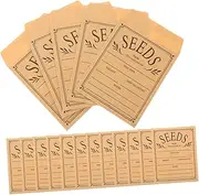 TEHAUX 100pcs Mini Envelopes Reusable Paper Envelopes for Vegetable Seeds Cash Storage Decorative Packets