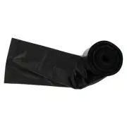 Rollpak RP332K 12 - 16 Gal. Black Trash Can Liner Roll - 500 / CS
