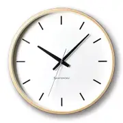 KATOMOKU plywood wall clock natural radio clock continuous second hand km-49NRC